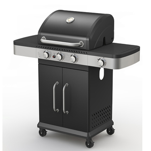 Parrilla de hierro fundido de alta calidad, 6 quemadores, encendido por pulso electrónico, barbacoa de carbón, plegable - Product Image 3
