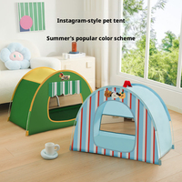 Tente de luxe portable et pliable toutes saisons pour chat et chien, type villa, lit-nid pour Caniche, Corgi et petites et moyennes races