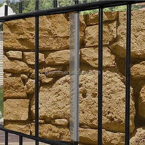 Prix usine personnalisé <span class=keywords><strong>pierre</strong></span> motif 19cm largeur intimité PVC bandes écran clôtures bâche pour jardin protection confidentialité - Product Image 6