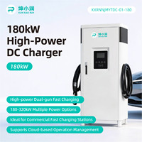 Nouvelle station de recharge rapide pour véhicules électriques KUNXIAORUN KXRN 1821 21kW, sur pied, multi-interface (CCS/GB/CHAdeMO/Type2), certifiée CE
