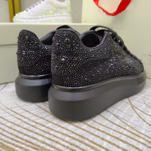 Chaussures de luxe de créateur pour hommes, baskets basses à plateforme rétro, décontractées, pour Pâques, Saint-Valentin, chaussures pour femmes, toutes en diamants, chaussures d'entraînement - Product Image 6