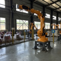 Lengan Robot Industri Otomatis 6 Sumbu Fleksibel untuk Penanganan Material Berat, Palletizing, Stacking, dan Otomatisasi Pabrik