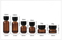 Emballage personnalisé pour cosmétiques en marque privée, ensemble OEM avec pulvérisateur à pompe, matériau en verre, logo personnalisé inclus, emballage de trousse de maquillage