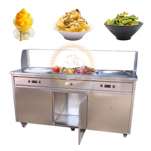 Nuova Macchina per Gelato Fritto 220V Thailandese per Ristoranti e Negozi di Alimentari, per Preparare Gelato Fritto con Frutta, Latte, Acqua e Frutta Secca - Product Image 1