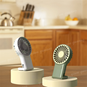 Gran oferta ventilador portátil recargable de mano pequeño ventilador de refrigeración por aire - Product Image 5