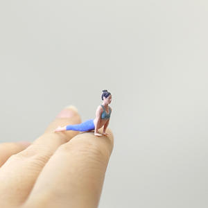 Figura <span class=keywords><strong>de</strong></span> Acción <span class=keywords><strong>de</strong></span> <span class=keywords><strong>Perro</strong></span> Haciendo Yoga, Impresa en 3D, Pintada a Mano, Personalizada, Modelo <span class=keywords><strong>de</strong></span> Resina ABS, Mini Juguete - Product Image 1