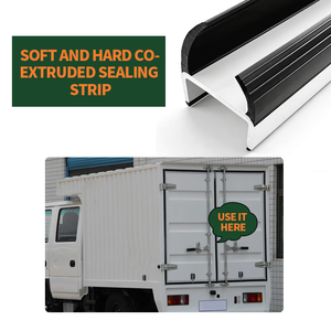 Tira de Sellado de Goma de PVC Extruido en Forma de H para Puerta Trasera de Contenedor/Camión, con Corte Personalizado Disponible - Product Image 3