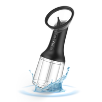 Nettoyeur d'oreilles électrique entièrement automatique, étanche IPX7, avec écran numérique, dispositif de lavage d'oreilles rechargeable par USB