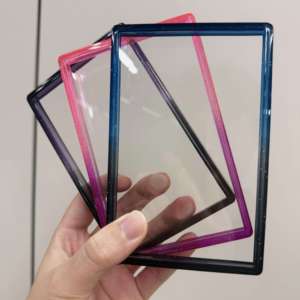 Protection antichoc en TPU dégradé 41 couleurs, avec support arrière en acrylique transparent pour les slabs de cartes PSA - Product Image 3
