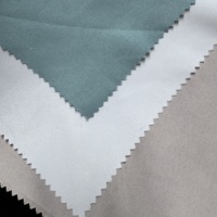 Tissu en microfibre brossée en polyester de qualité supérieure, couleur unie, tissu teint par dispersion pour draps