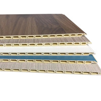 Panneau composite en bambou et fibre de bois, écologique, imperméable, auto-assemblable, décoration intérieure pour plafond