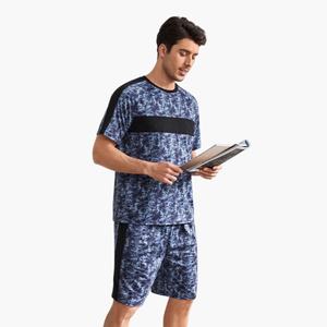 Conjunto de Pijamas Cortos Personalizados de Algodón con Estampado Tie Dye, Ropa de Dormir de Bambú, Ropa Cómoda para Estar en Casa, Ropa para Hombre, Vietnam - Product Image 2