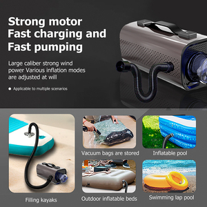 Démarreur de secours 400A/800A 8000mAh, Sortie USB Multiple, 1000 Cycles, Booster d'urgence portable pour voiture avec fonctions d'aspiration et de gonflage - Product Image 4