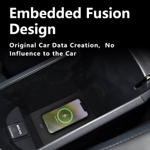 Xe Qi Sạc Không Dây Cho Toyota CH-R 2019- <span class=keywords><strong>2025</strong></span> Phụ Kiện 15W Nhanh Chóng Điện Thoại Sạc Tấm Adapter Sản Phẩm 12V - Product Image 4