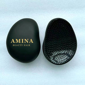 定制颜色标志8排透气发梳天然卷发快干防水镂空自有品牌舒适坐垫紧凑型 - Product Image 3