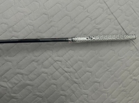 Putter unisexe standard en acier inoxydable 304, design OEM de luxe, durable, utilisé pour le jeu, presse à chaud et à froid, poignée en caoutchouc usinée CNC, PVD
