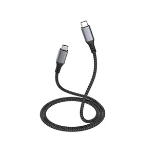 OEM Usb 3.2 Gen 2x2 Male To Male 1m 1.5m 2.0m 3.0m 20v 5a 100w 20gbps 4k Usb Fast Charging Type C To Type C Cable