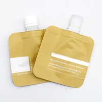 Pochette Doypack Kraft Biodégradable et Compostable Écologique avec Bec Verseur 1000ml 200ml 50ml pour Café, Boissons, Jus, Liquides, Gelée, Lait