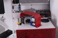 Tondeuse à bandes de chant en PVC Machine à plaquer les bords courbes Auto