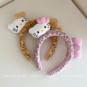 Schattige Lieve Elegante Mode Cartoon Pluizige Kat Kat Hoofdband Voor Baby Meisjes Kids Magic Crown Haaraccessoires - Product Image 2