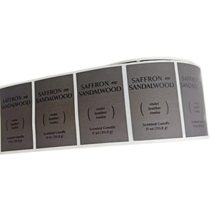 สติกเกอร์ติดด้วยตนเอง UV พร้อมฉลากกระดาษซับแบบสัมผัสใช้สำหรับบรรจุภัณฑ์ขวดเครื่องสำอางแก้วน้ำหอม - Product Image 5