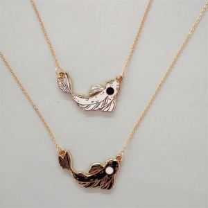Collier de couple tendance noir et blanc avec pendentif porte-bonheur, collier créatif Tai Chi Yin Yang Koi - Product Image 3