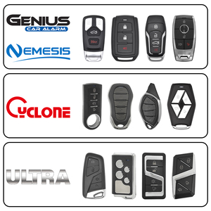 Clé télécommande pliable à 4 boutons, code variable, 370 MHz, télécommande de <span class=keywords><strong>voiture</strong></span> pour système d'alarme Genius Nemesis - Product Image 5