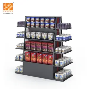 WIREKING vendita al dettaglio regolabile Display supermercato caramelle Snack espositore Rack al dettaglio per negozi