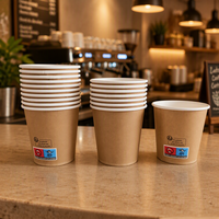 Gobelets en papier jetables de 6 oz, 8 oz, 12 oz, vente directe d'usine, très utilisés et très demandés en Europe