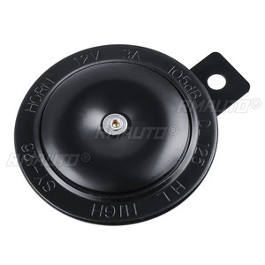 Kit de klaxon électrique universel pour moto, 2 pièces, 12V, 1,5a, 105db, haut-parleurs ronds étanches pour Scooter, cyclomoteur, Dirt Bike, ATV - Product Image 4