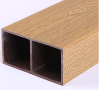 Tube carré en WPC - Imperméable, ignifuge et anti-rayures pour salle de bain, maison, extérieur, entrepôt et appartement