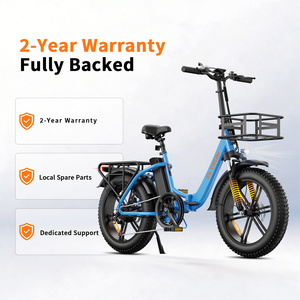 Vélo électrique pliable 20 pouces 250W 25KM/H certifié CE EN15194 StVZO 48V13Ah 120KM Pneus larges à cadre basé Vente en gros entrepôt UE/Royaume-Uni - Product Image 4