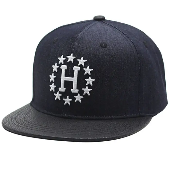 Snapback Hoeden Groothandel Snapback Hoeden Custom Logo Custom 5 Panel Geborduurde Snapback Cap