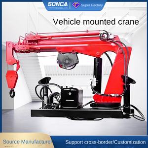 Grue à bras articulé détachable SONCA pour camion, grue autoportante, télécommande sans fil, grue de levage fixe, 10 tonnes - Product Image 4