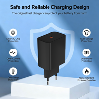 Chargeurs de téléphone USB Type C universels en gros, chargeur USB-C 20W PD, adaptateur de charge rapide OEM 20W