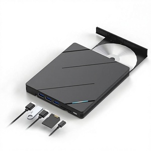 <span class=keywords><strong>Lecteur</strong></span> optique externe multifonctionnel en mode privé USB3.0 pour ordinateur portable, <span class=keywords><strong>graveur</strong></span> DVD-RW/CD, prend en charge les clés USB et les cartes TF - Product Image 1