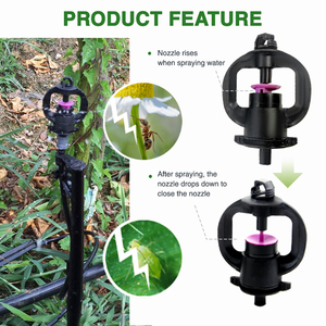 Plentirain thương hiệu <span class=keywords><strong>micro</strong></span> phun nước hệ thống tưới vườn tưới nước vòi phun nước đặt tưới vườn cho nông nghiệp - Product Image 6