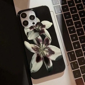 Funda de teléfono suave con estampado de flores de orquídeas de lirio para <span class=keywords><strong>iPhone</strong></span> 16 15 14 13 12 11 Pro Max XS XR X 7 8 Plus SE <span class=keywords><strong>2020</strong></span> 2022, funda a prueba de golpes - Product Image 2
