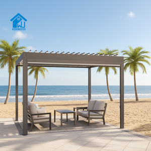 Pergola motorisée à lames orientables Sweet Home, prix d'usine, haute qualité, aluminium, pour extérieur - Product Image 2