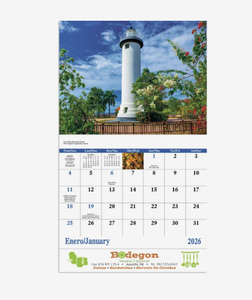 Calendarios de <span class=keywords><strong>Puerto</strong></span> Rico 2026 con Logotipo Personalizado, Regalo Promocional al por Mayor, Calendario de Pared de 12 Meses para Negocios - Product Image 2