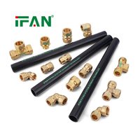 Raccords de compression en laiton IFAN pour tuyaux PEHD et PE, idéaux pour l'irrigation agricole et la plomberie
