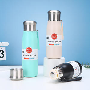 กระติกน้ำสแตนเลสแบบพกพา 316 ผนังสองชั้นสุญญากาศ พร้อมสายคล้องมือ สำหรับตั้งแคมป์และกิจกรรมกลางแจ้ง - Product Image 3