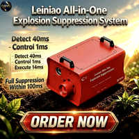 Système anti-explosion tout-en-un Leiniao à agent propre pour la protection d'équipements électroniques de haute valeur 220V Garantie 1 an
