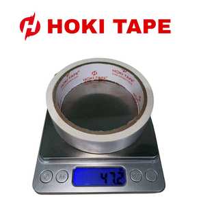 Hoki 24mm X 10 yardas 80mic Cinta doble Fijación fuerte Tejido fácil de rasgar Acrílico Fusión en caliente confiable para manualidades Decoraciones Limpiar - Product Image 5