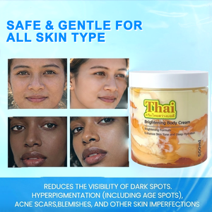 Lotion Corporelle Éclaircissante Végane et Sans Cruauté Animale, Crème Éclaircissante Perle pour Peaux Foncées, Hydratant Visage & Corps, <span class=keywords><strong>Correcteur</strong></span> de Taches Brunes - Product Image 4