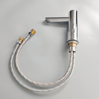 Robinet de lavabo mural KAWAL moderne haut de gamme en acier inoxydable, sans contact, à valve céramique, eau chaude/froide régulée
