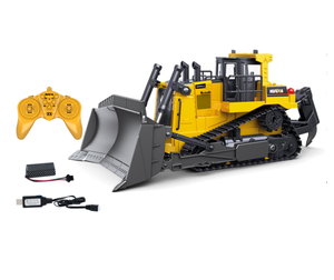 1:16 Échelle <span class=keywords><strong>HUINA</strong></span> <span class=keywords><strong>Bulldozer</strong></span> Lourd Alliage et Plastique Télécommande Ingénierie Véhicule Garçon Jouet Cadeau de RC Engineering - Product Image 4