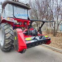 TFM180 100hp agricultura granja rueda Tractor 3 puntos Mulcher bosque pionero máquina Tractor cepillo Mulchers PTO forestal Mulcher
