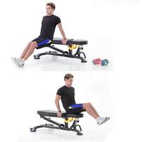 Équipement de fitness en salle Bancs de musculation Équipement de gymnastique Banc réglable Banc d'haltères assis Vente en gros d'usine
