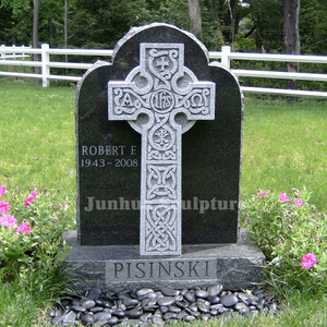 หินแกรนิตสูงที่กำหนดเองอนุสรณ์หลุมฝังศพหินเซลติกข้ามอนุสาวรีย์และหลุมฝังศพขายส่ง - Product Image 6